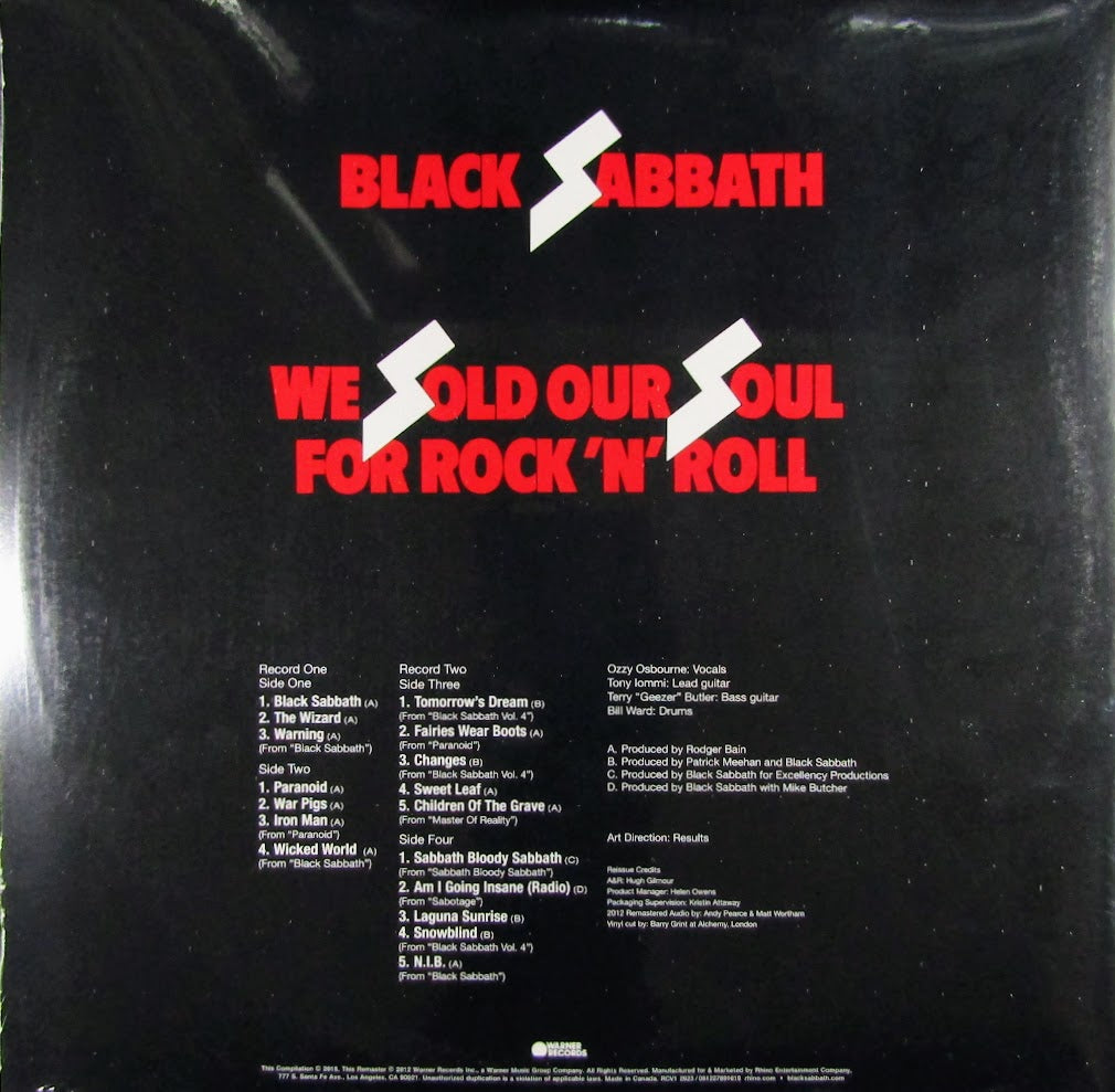 we sold our soul for rock 'n' roll - Col Vinyl LP